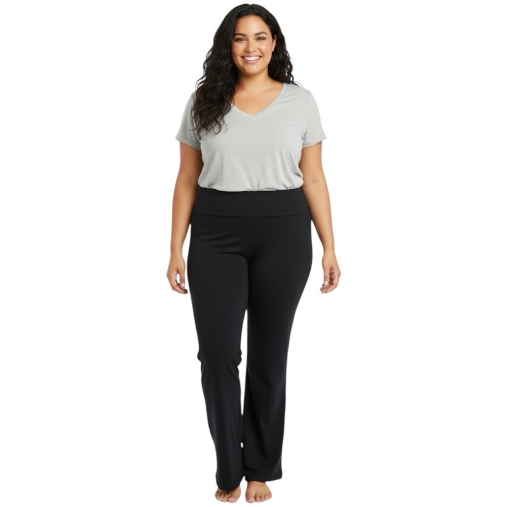 Victoria’s Secret Size 16 Black Flare Bootcut Yoga Pants